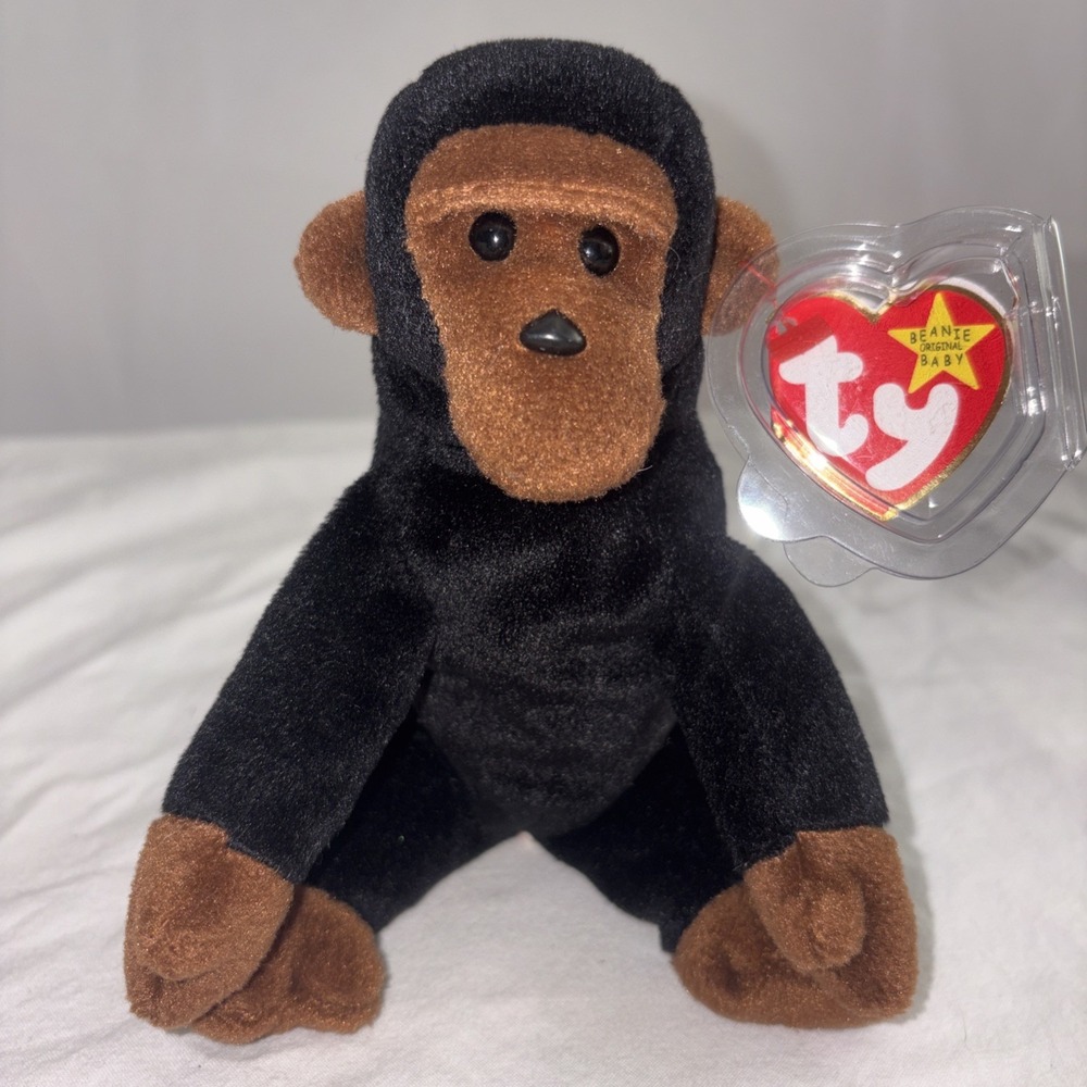 Ty Beanie Babies Congo the Gorilla November 9 1996 Original Plush w/ Tags 7"